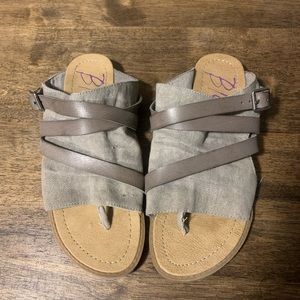Blowfish sandals worn 3 times, still like new. Size 7.5